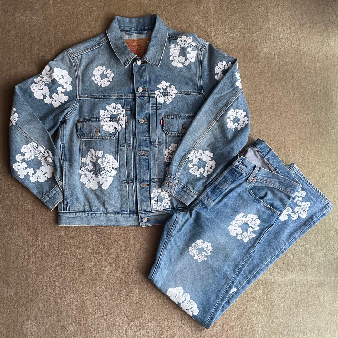 Levi's x DENIM TEARS セットアップ サイズL - メルカリ