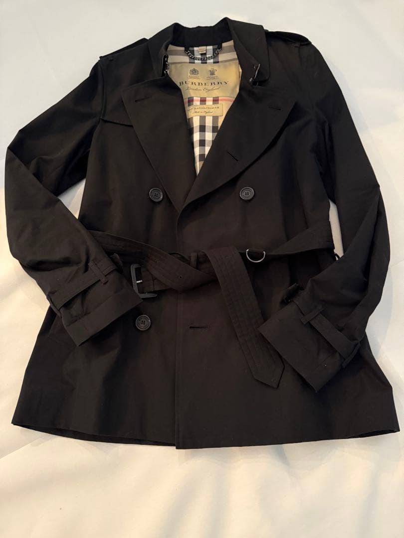 BURBERRY サンドリンガム　ショートコート　サイズ50 0477F716-54C7-4BF0-A183-