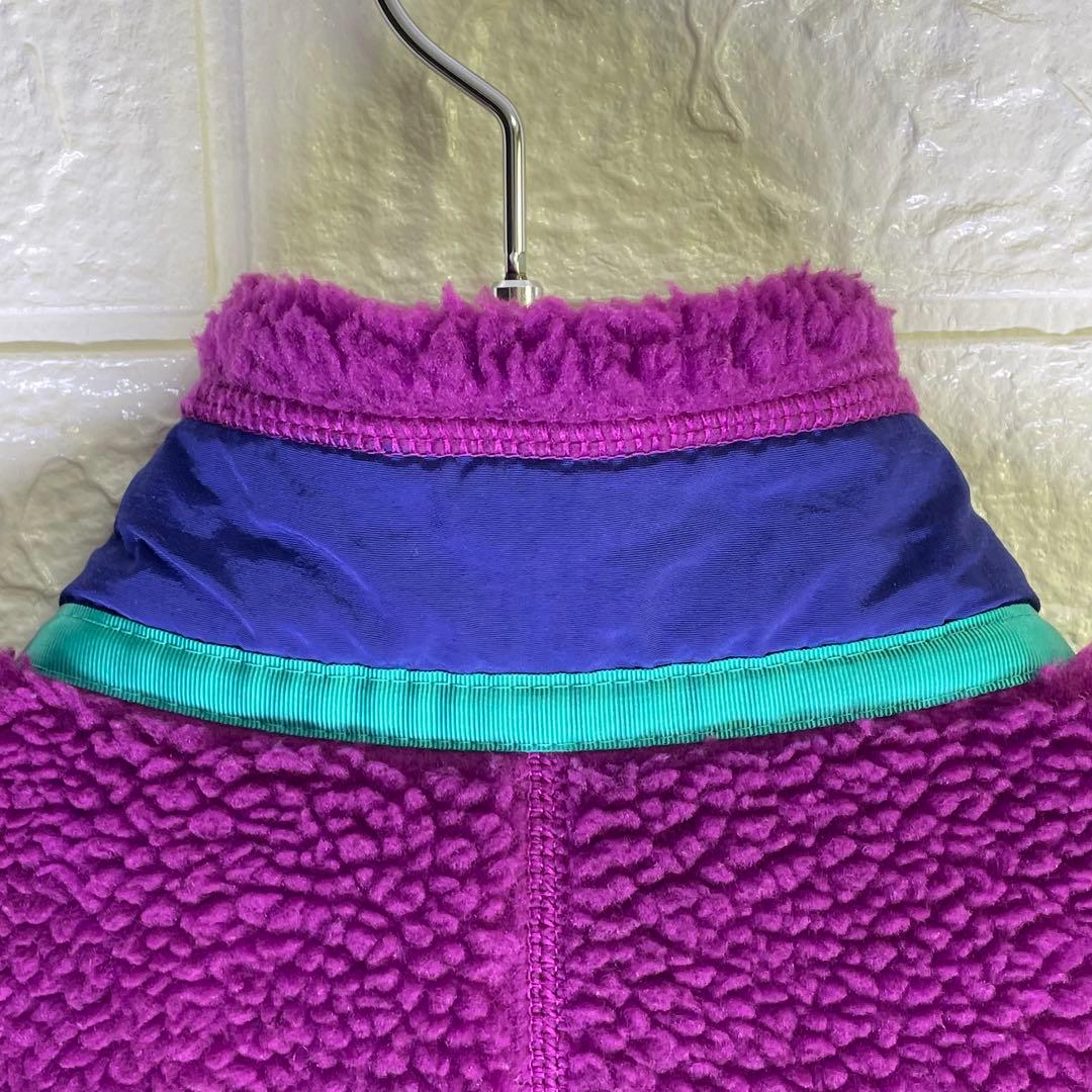 24時間以内 匿名発送】パタゴニア レトロX ボアベスト パープル M