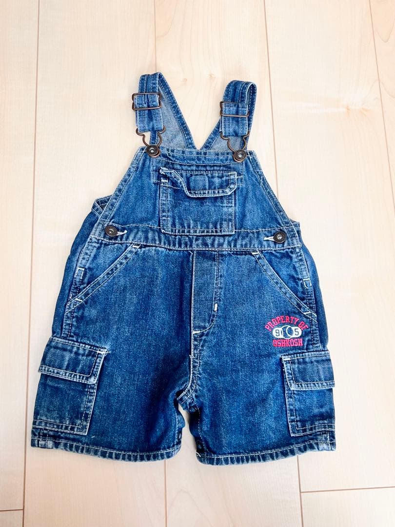 OshKosh デニムオーバーオール 80cm - メルカリ