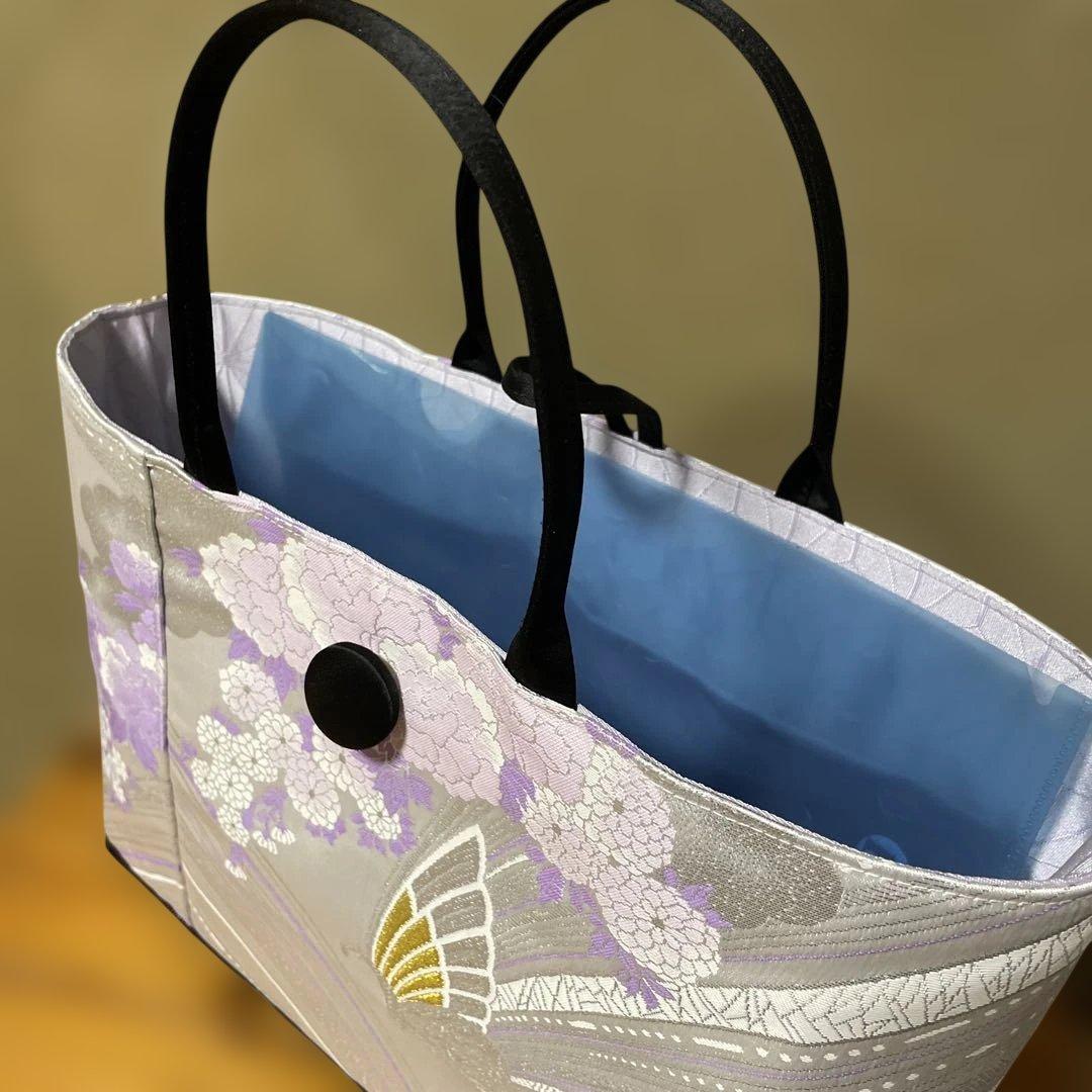 2270帯リメイクバッグ 蝶22×41 - メルカリ