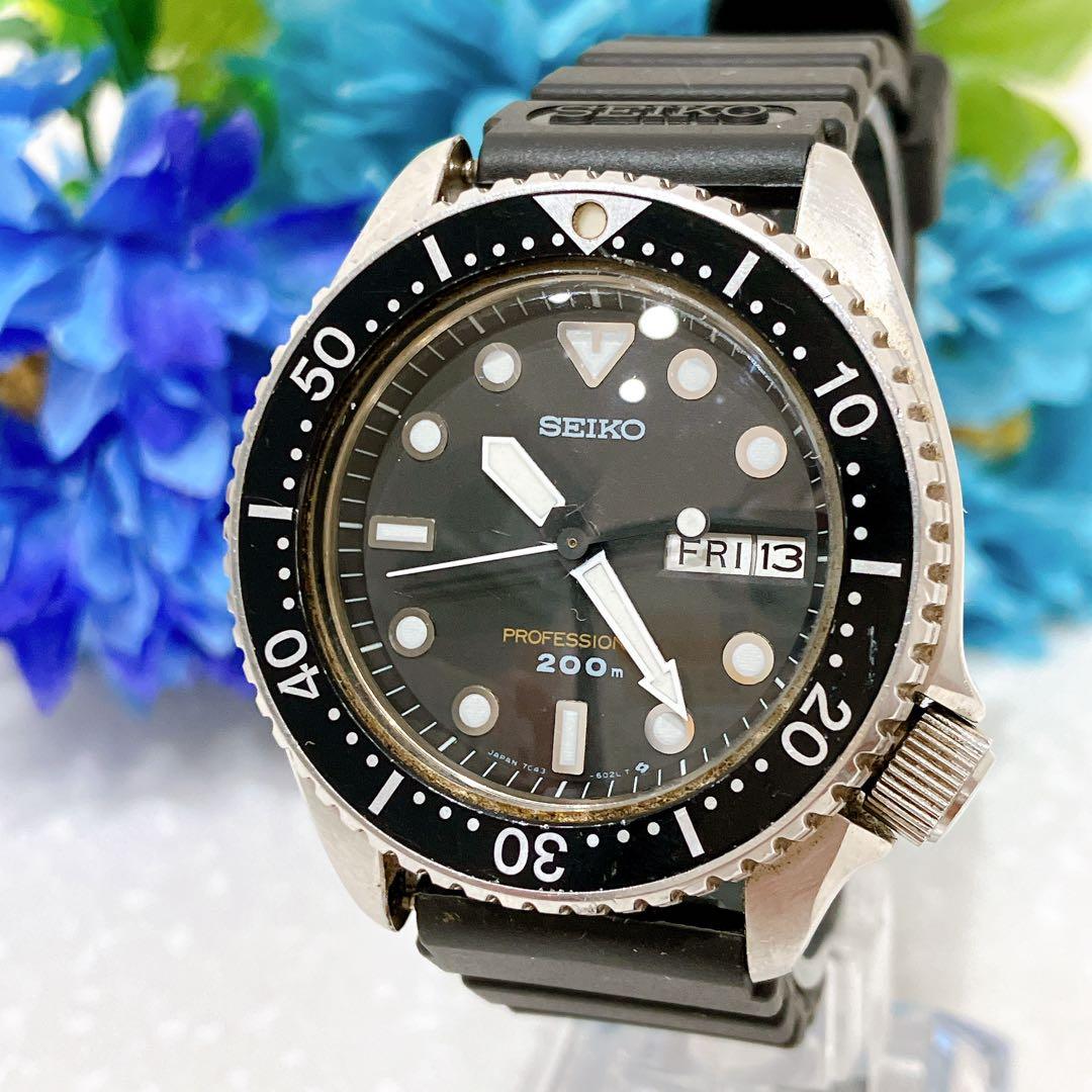 希少】SEIKO ビンテージ ダイバー セイコー 7c43-6010 稼働品 - メルカリ