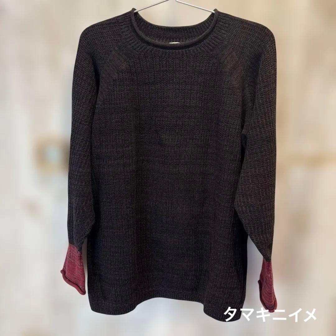 タマキニイメ　グゥドゥ　2 美品 tamaki niime ニット コットン セーター 播州織 コットン PO knit