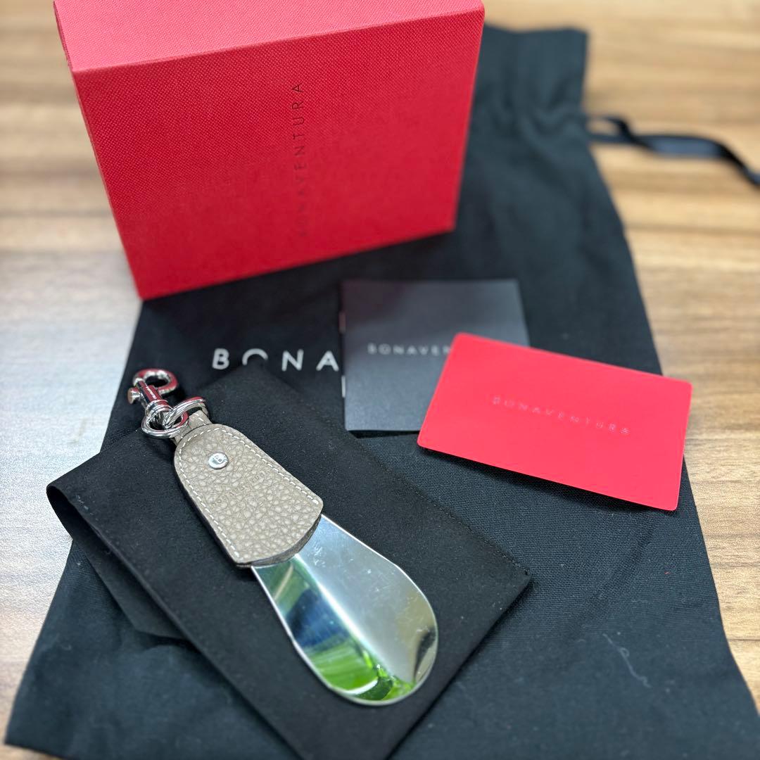 BONAVENTURA ボナベンチュラ シューホーン 靴べら レザー 箱付き