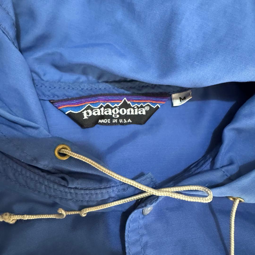 Vintage 80s USA製 パタゴニア バギーズプルオーバー ブルーの通販はau