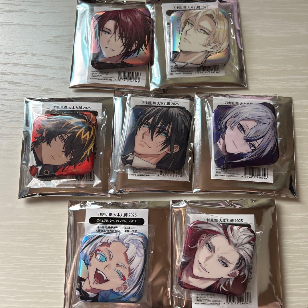 刀剣乱舞 大本丸博 スクエア缶バッジ vol.13 - メルカリ
