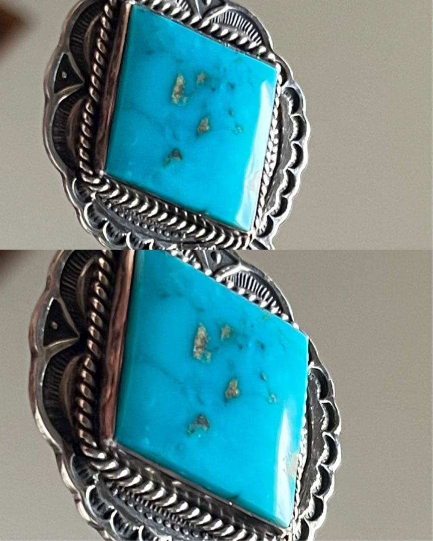 大ぶりのターコイズペンダント ゲーリーリーブス インディアン