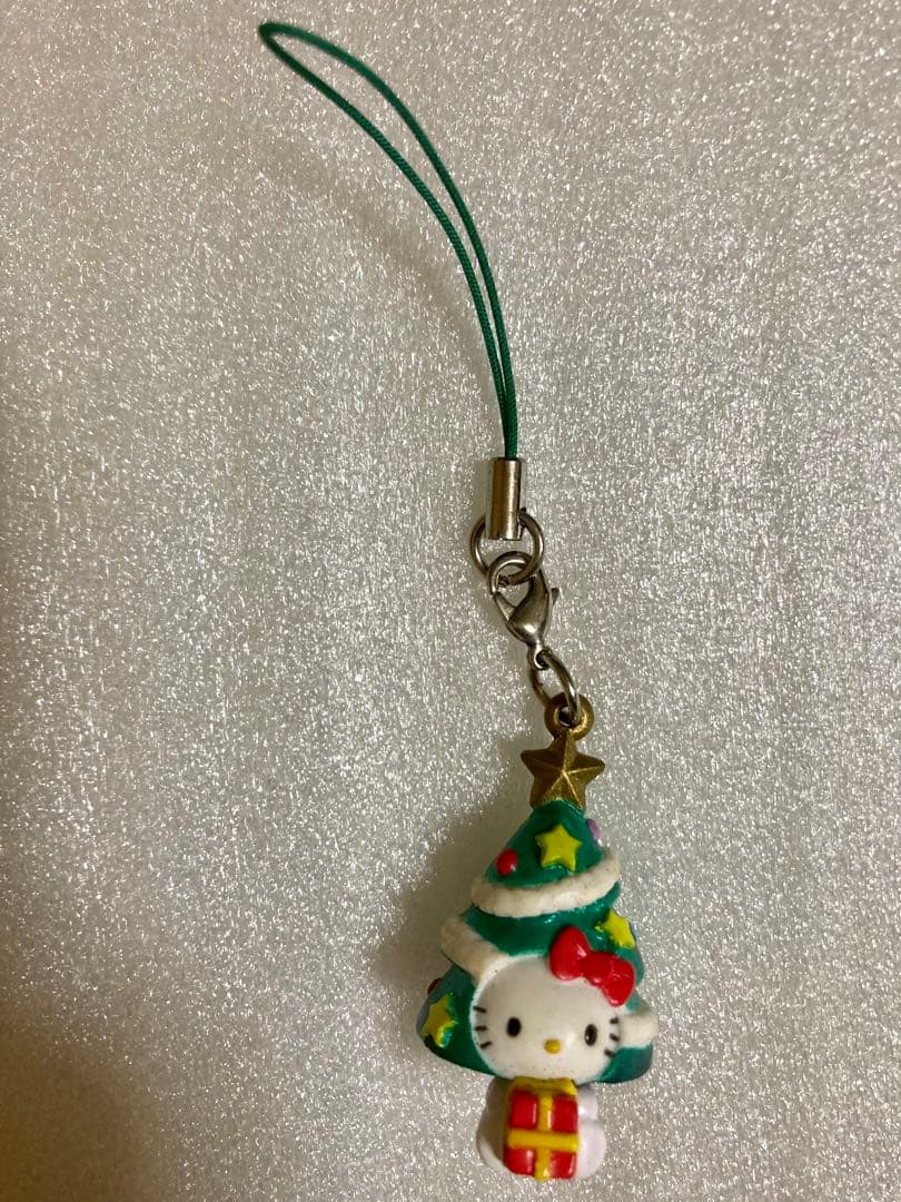 ハローキティ クリスマスツリー ストラップ レアグッズ - メルカリ