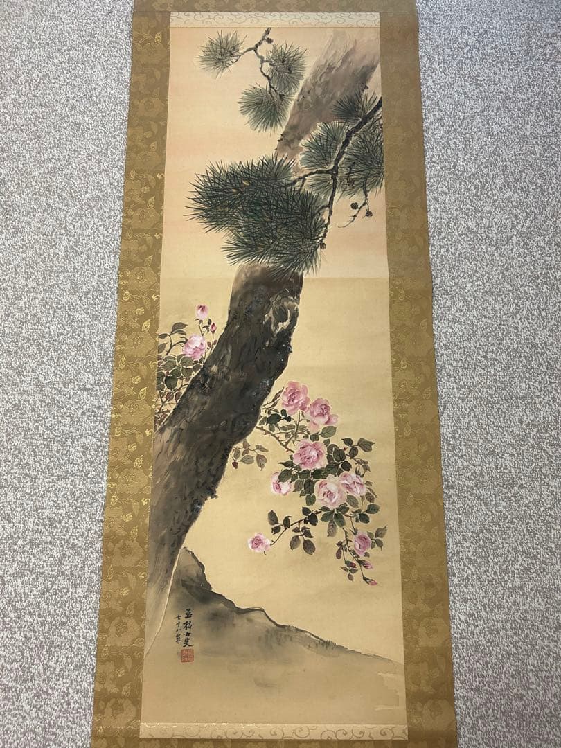 掛軸　女流作家 跡見玉枝 古美術　日本画 跡見玉枝（1859-1943）atomi-gyokushi | UAG美人画研究室