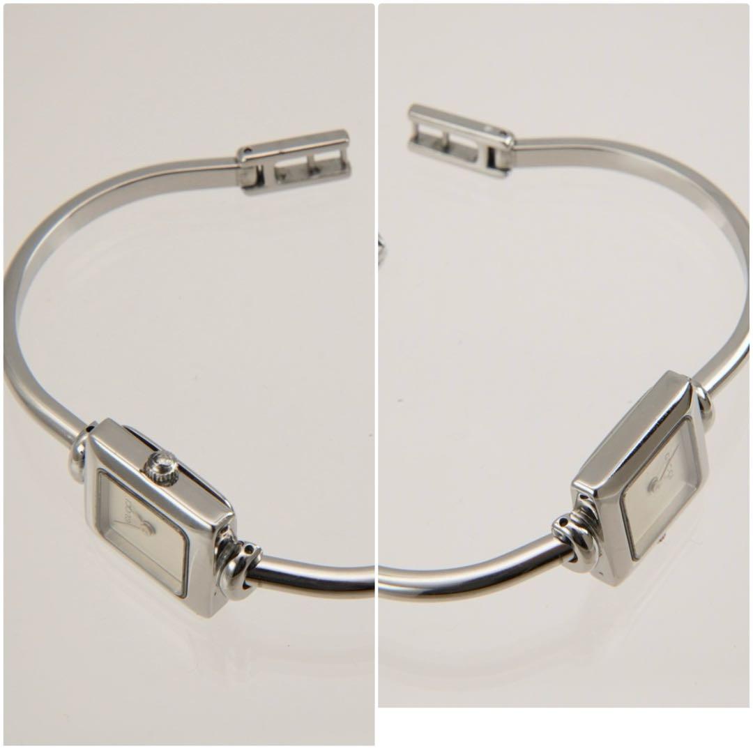 【新品電池•回路検査済】GUCCI グッチ 1900L スクエア 腕時計 銀