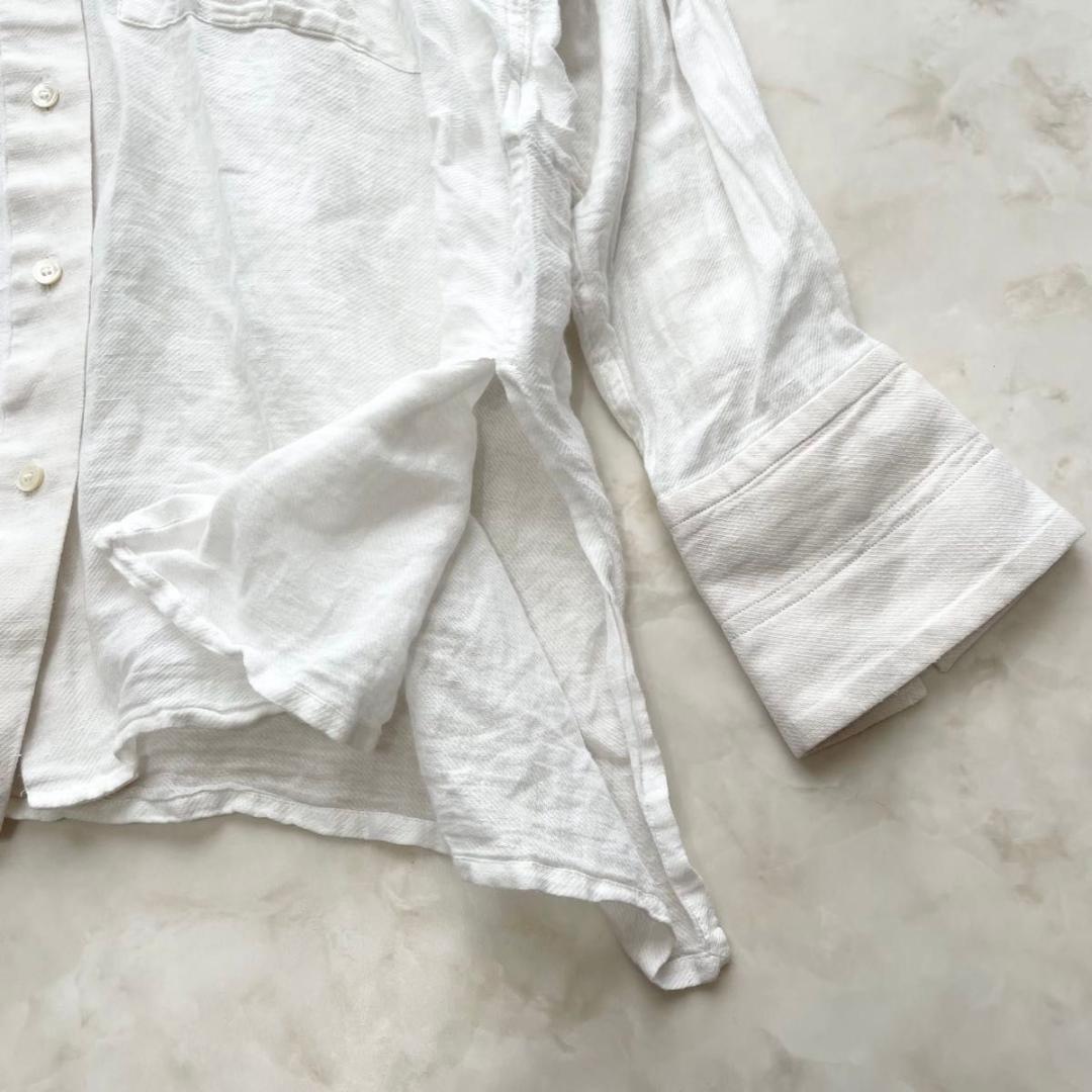 Chaos リネン　コットン　オーバーサイズシャツ　ドロップショルダー