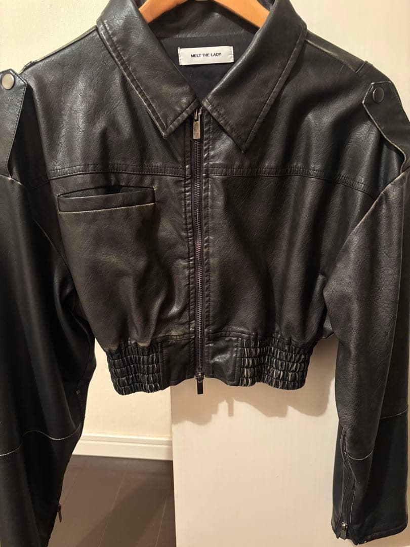 melt the lady fake leather jacket - メルカリ
