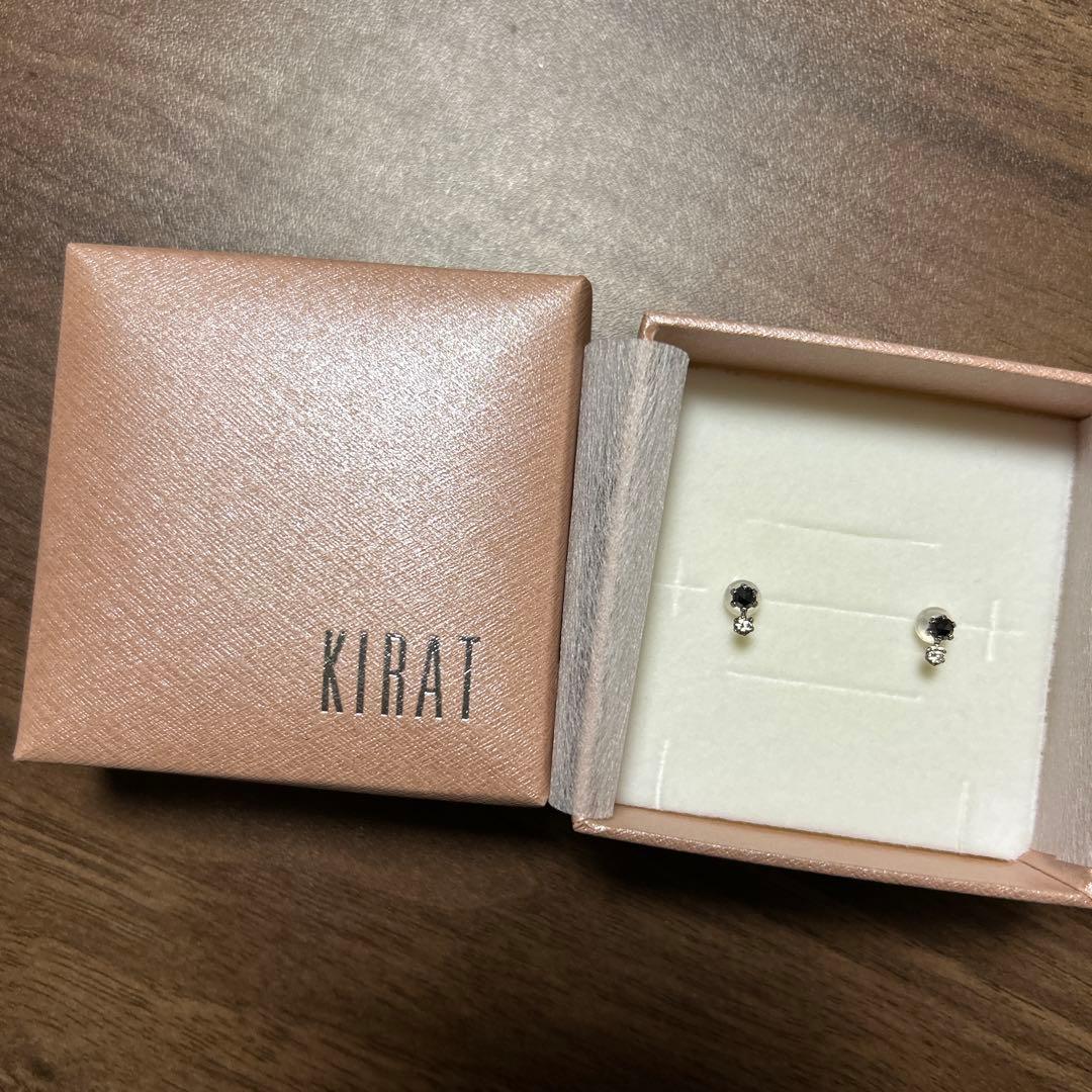 青水ページ KIRAT ピアス(両耳用) ブラックダイヤ 楽天市場】ダイヤモンド ピアス 一粒 プラチナ 両耳用 0.1カラット