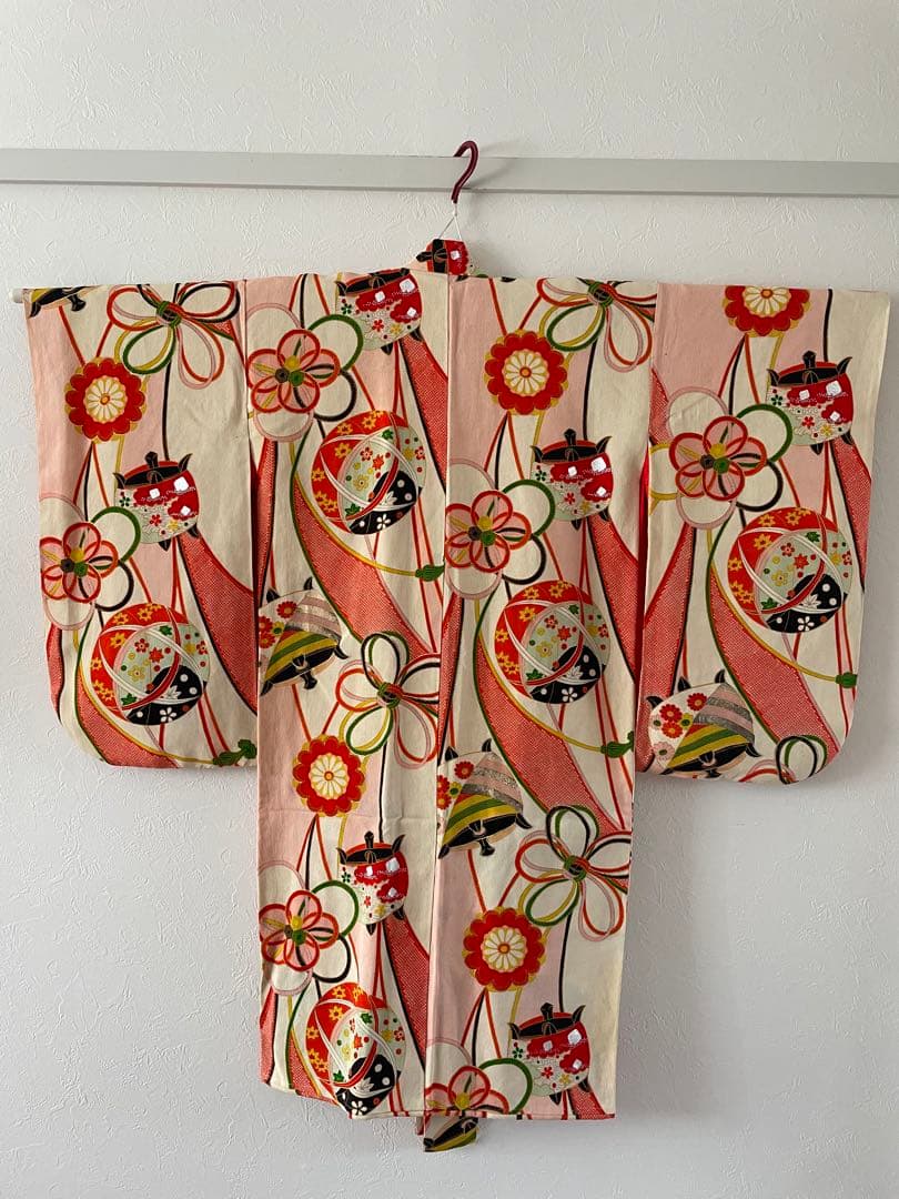 七五三　5歳　正絹　お着物セット