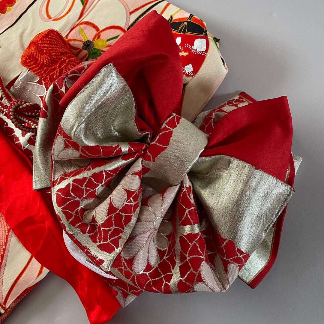 七五三　5歳　正絹　お着物セット