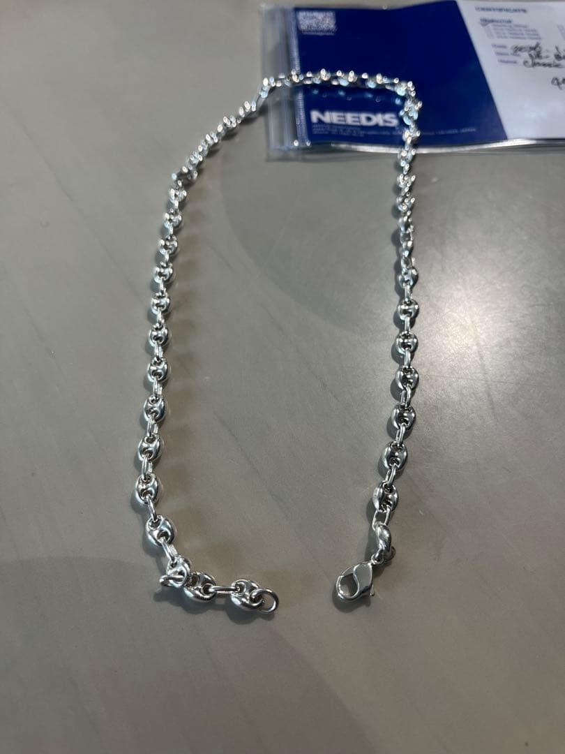 NEEDIS 925 45cm シルバーネックレス oceans ロンハーマン