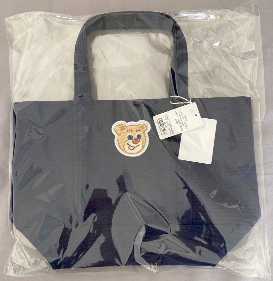 フェイラー オールドテディ ワッペントートバッグ ネイビー - メルカリ