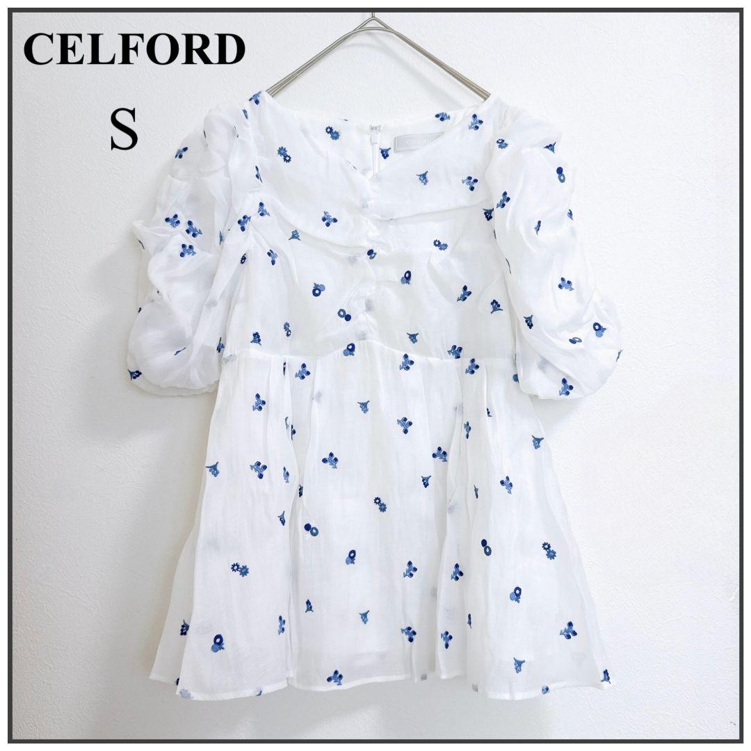 【25SS極美品】CELFORD セルフォード 小花刺繍ペプラムブラウス 花柄 楽天市場】セルフォード CELFORD 小花刺繍ペプラムブラウス cwfb251116
