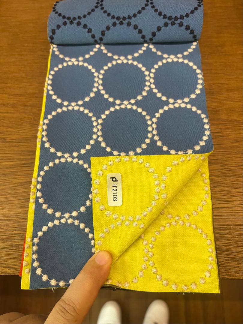 かかさん専用 ミナペルホネン ハンドメイド スツール 2脚セット 生地