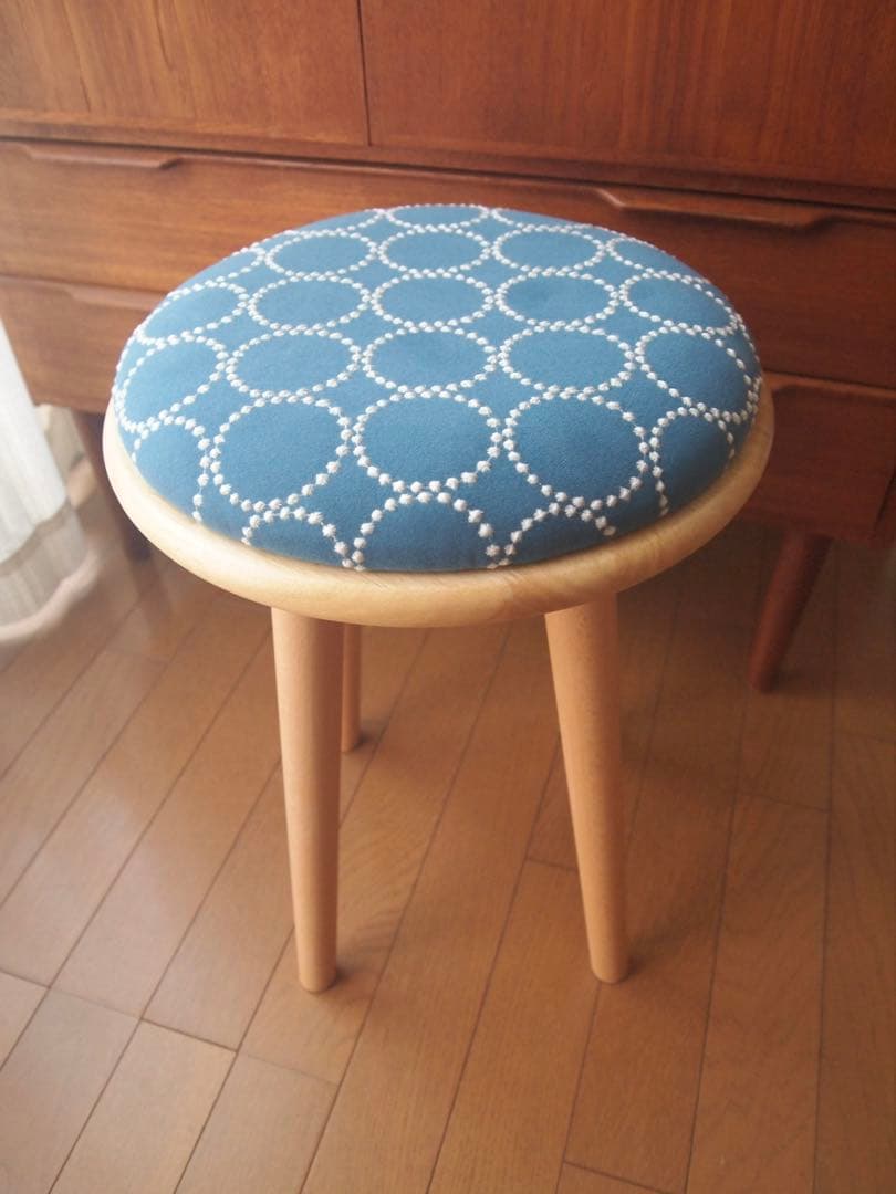 かかさん専用 ミナペルホネン ハンドメイド スツール 2脚セット 生地
