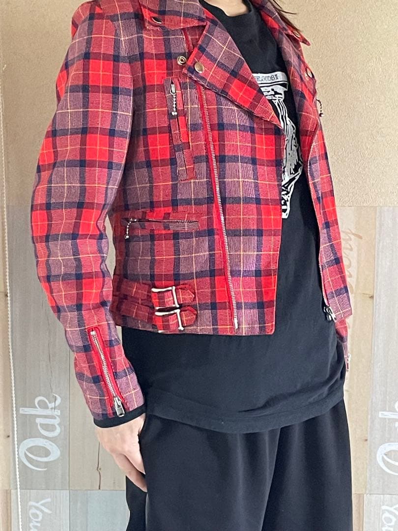 ジュンヤワタナベマンピンク 希少ライダース - メルカリ