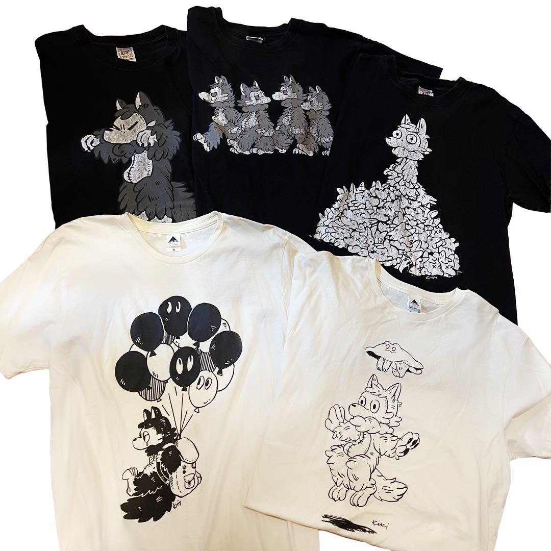 あらいきりこ おおかみくん オリジナルTシャツ 5枚セット - メルカリ