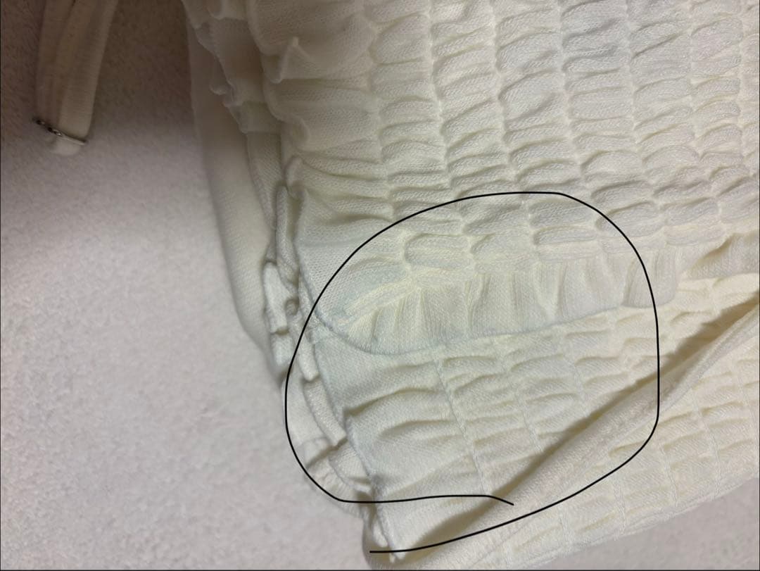 Andmary Ami shirring logo tops - メルカリ