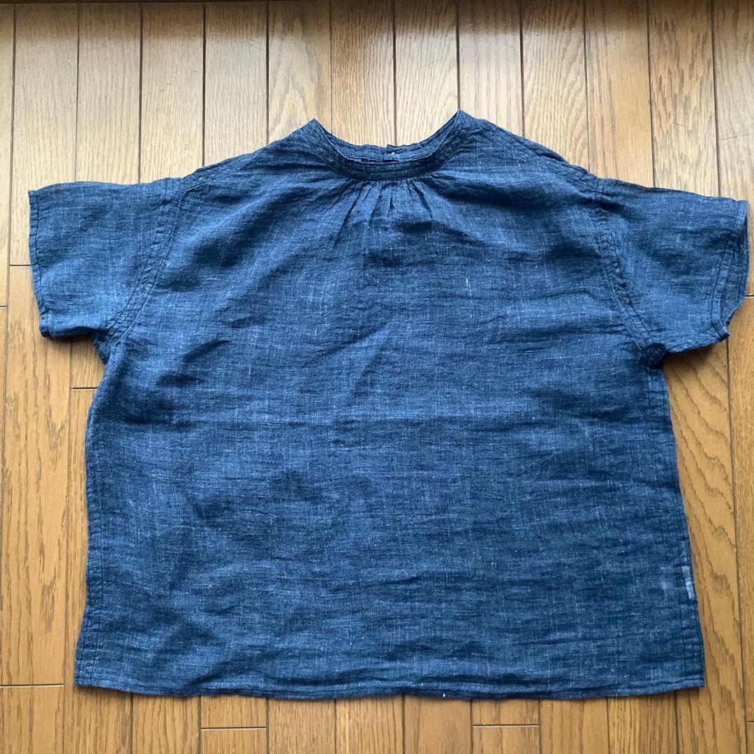 新品未使用　麻のかや織 モックネックブラウス 麻のかや織｜工芸・暮らし・贈りもの｜中川政七商店オンラインショップ