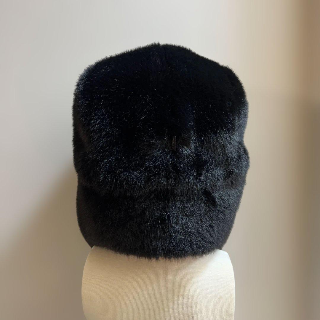 KANGOL/カンゴール BLACK FAUX FUR TRAPPER Lサイズ - メルカリ