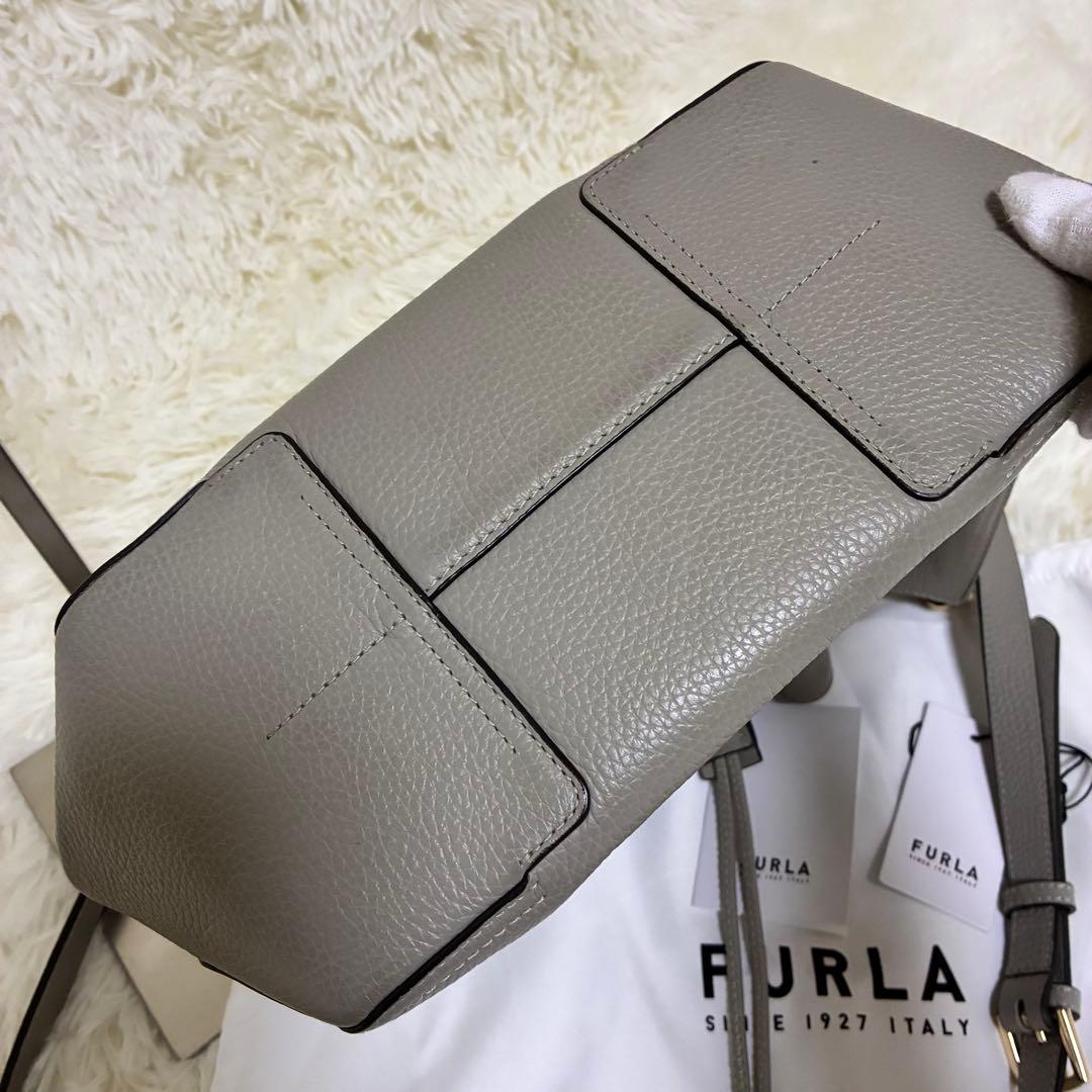 極美品✨フルラ アテナ バケット バッグ ショルダー 2way 保存袋