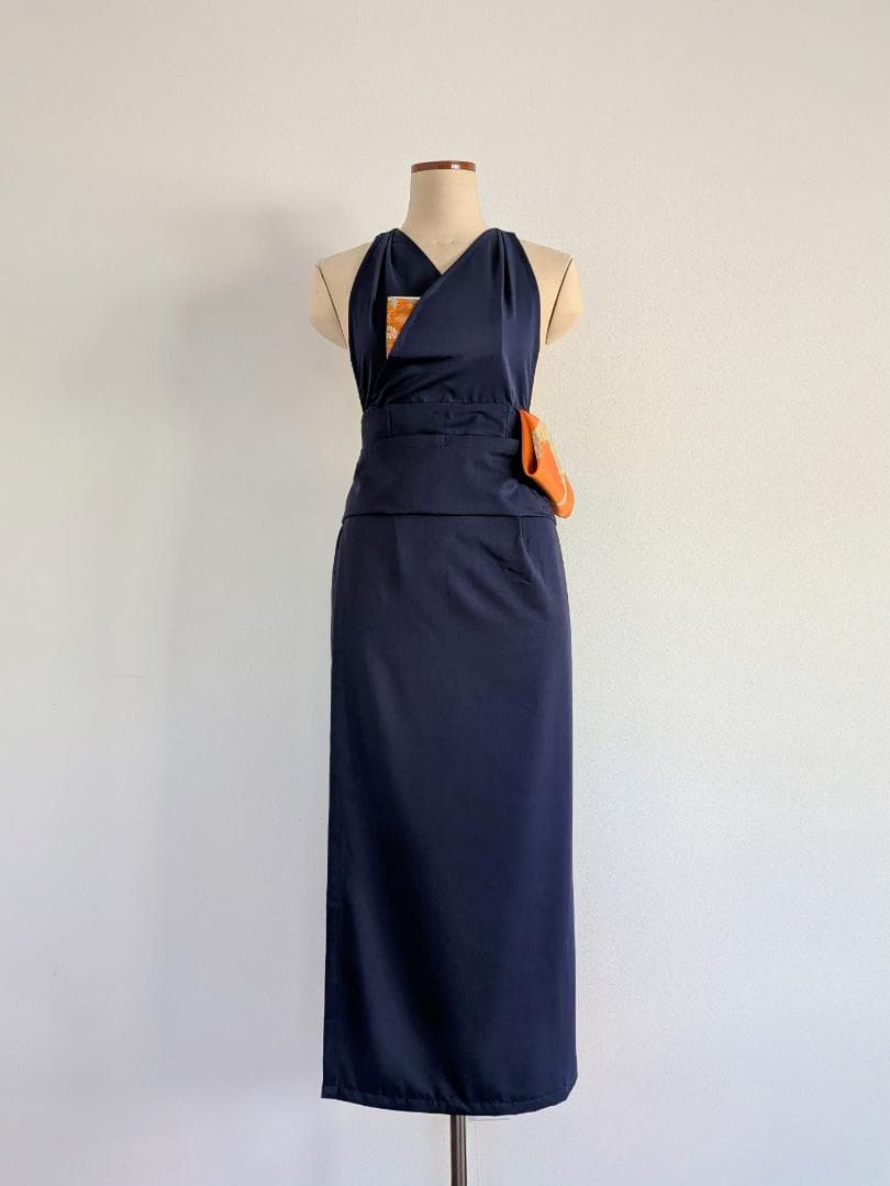 11-15号（L-LL）】茶道稽古着 二部式 ツイル ネイビー - メルカリ