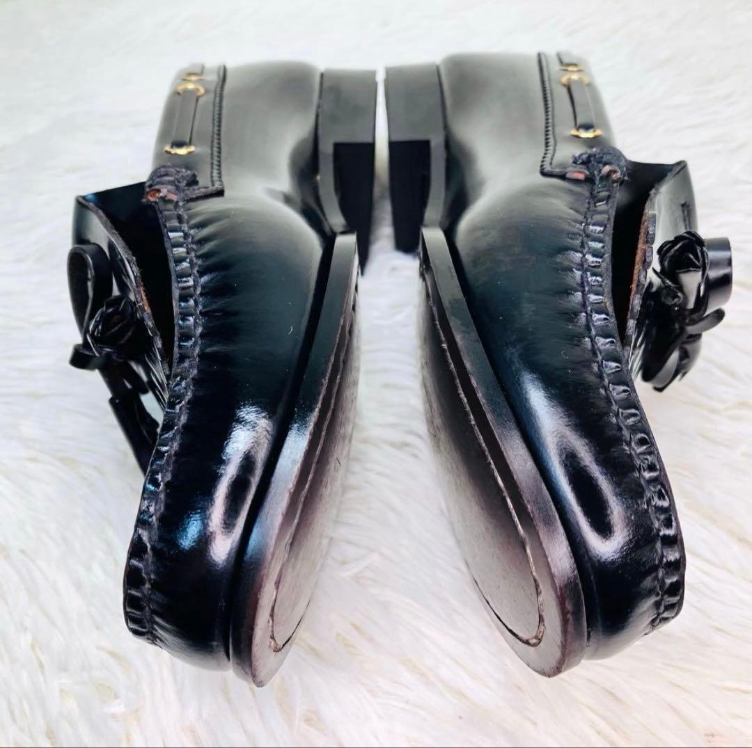 【美品】REGAL 23.5cm キルトタッセルローファー リーガル