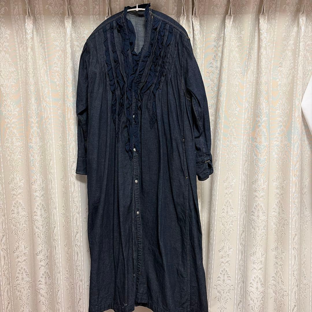 45r デニムカシュクールワンピース - メルカリ