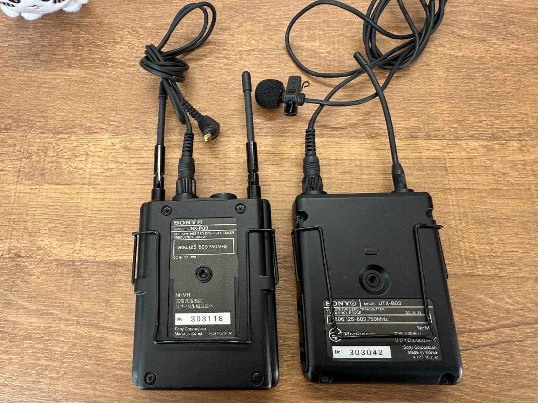 【みんとん】SONY ソニー　ワイヤレスピンマイク