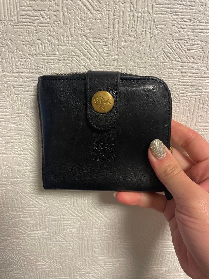 ILBISONTE 財布 イルビゾンテ 財布 IL BISONTE 2つ折りガマ口ウォレット 二つ折り財布