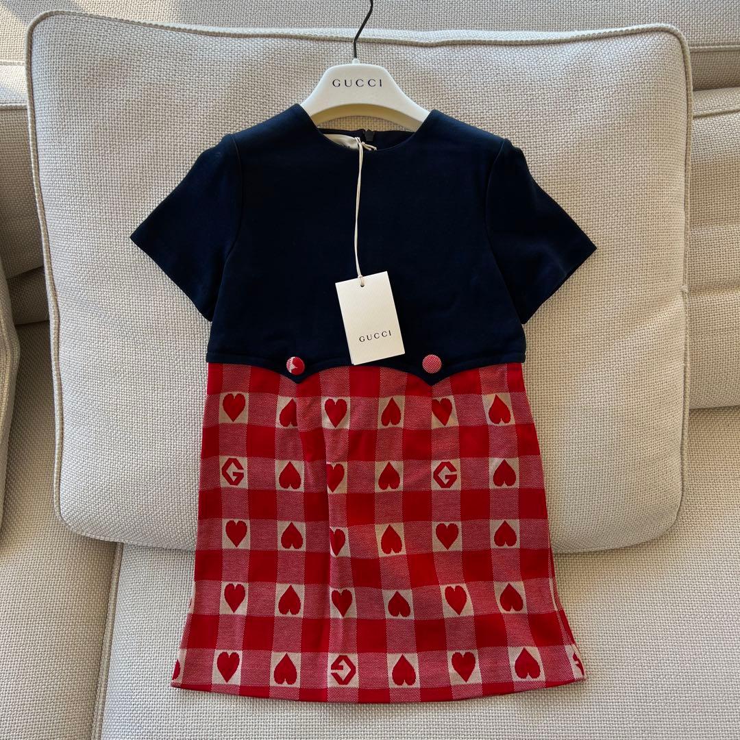 最終お値下げ❣️GUCCI 半袖ワンピース 110⭐️ - メルカリ
