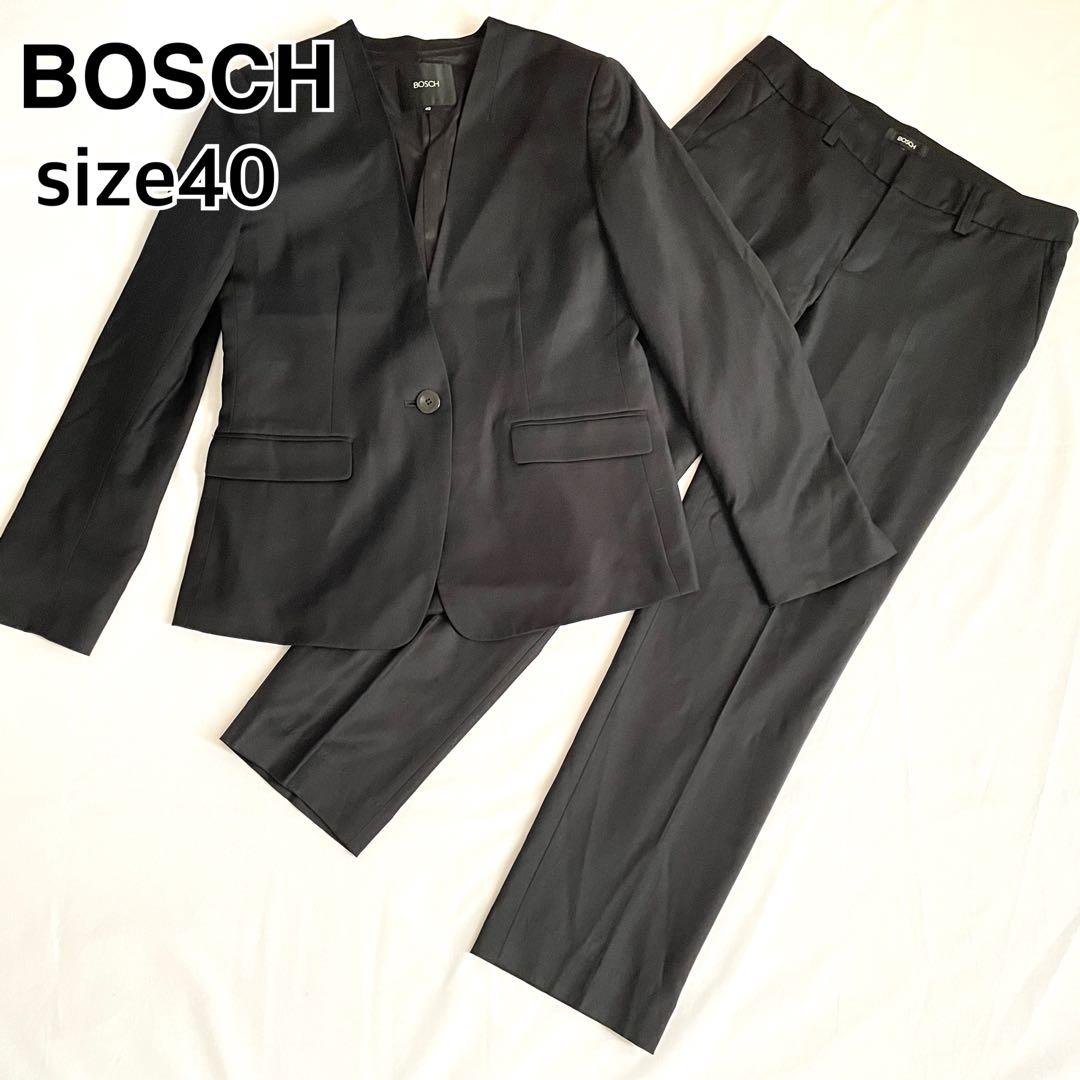 ボッシュ シルク混 スーツ セットアップ ノーカラー パンツ - メルカリ