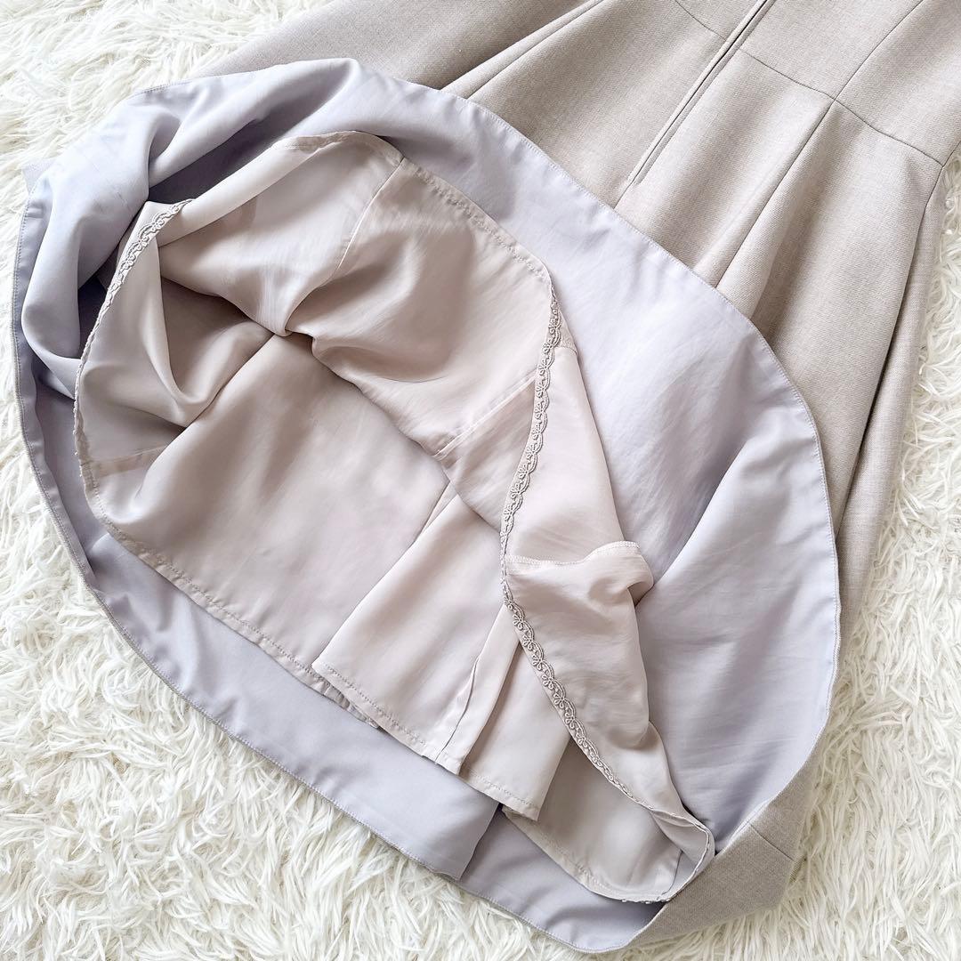 フォクシー✨レディブーケ ワンピース ノースリーブ グレージュ 定価14