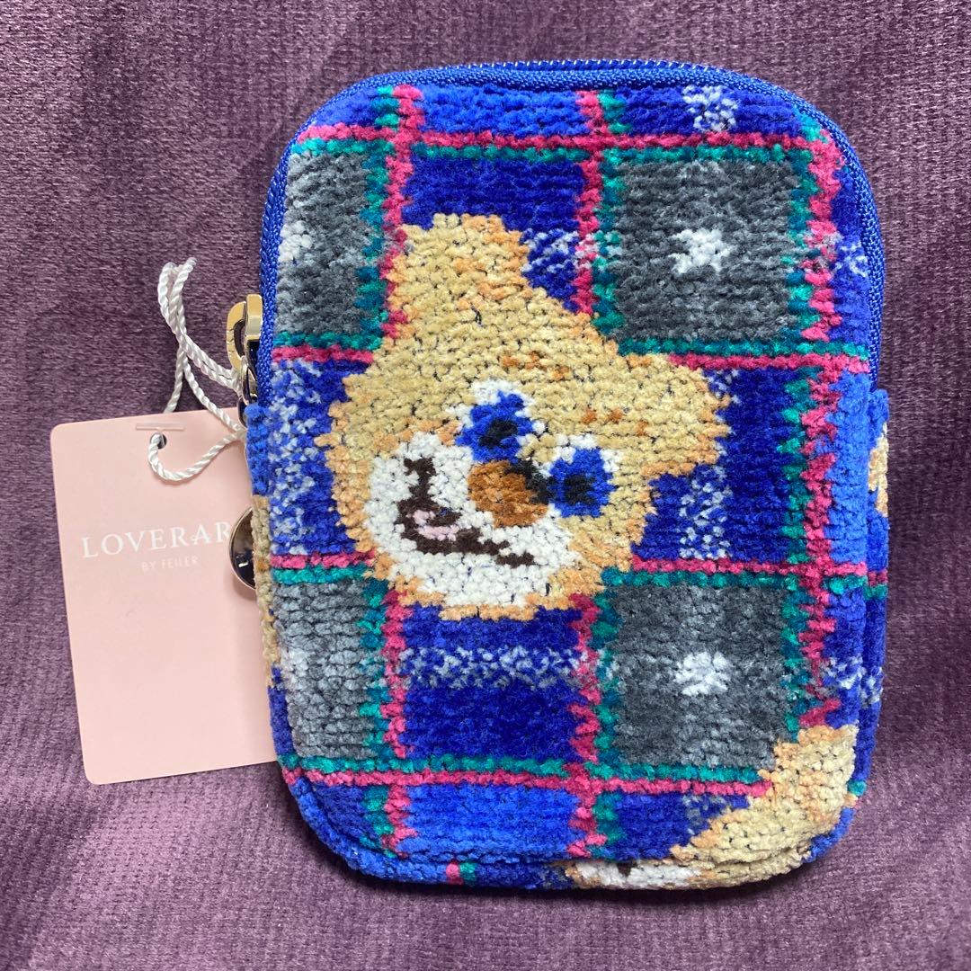 ラブラリーバイフェイラー 神戸 タータンテディ チャームポーチ