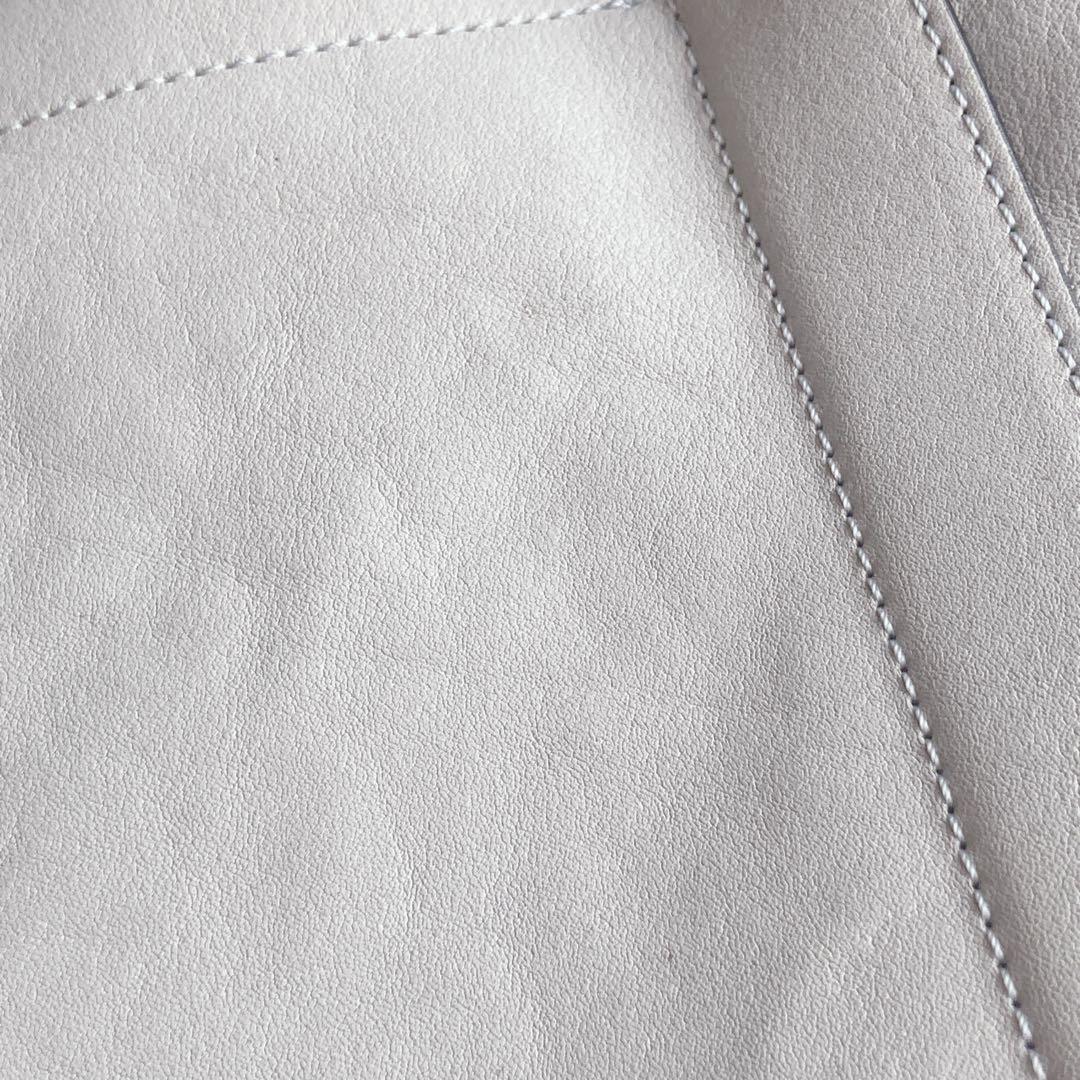 ☆kinaco様☆ロンシャン レザーショルダーバッグ argile アイボリー