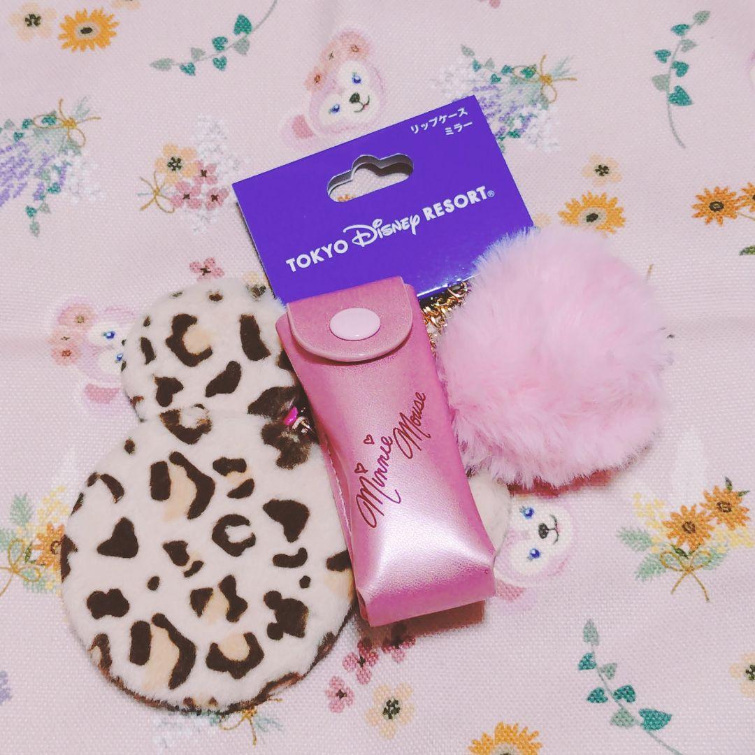 ミニー レオパード ぬいぐるみチャーム 豹柄 茶系♡B②.リップケース