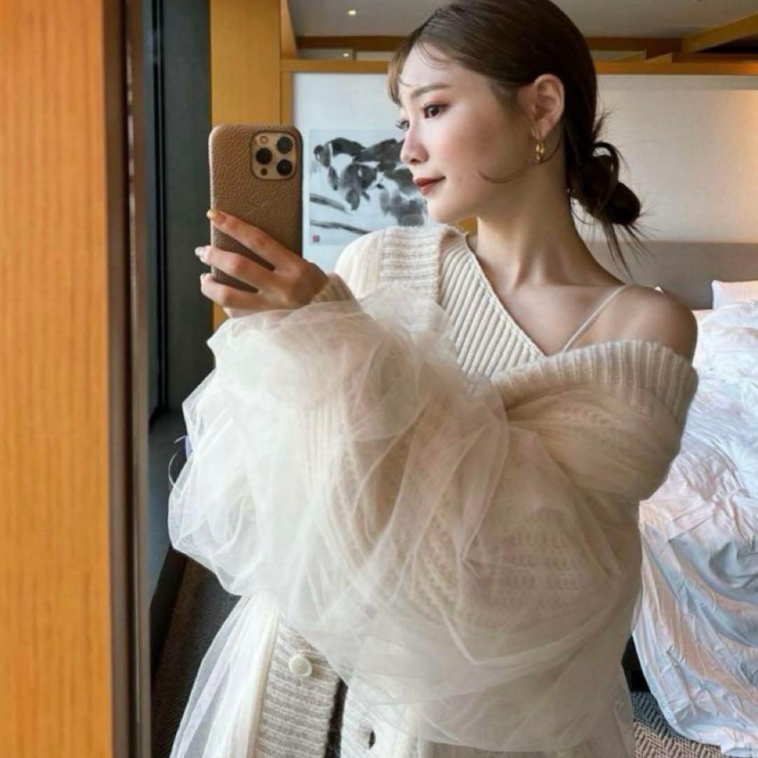 週末限定価格‼️チュール カーディガン Chika Kisada チカキサダ