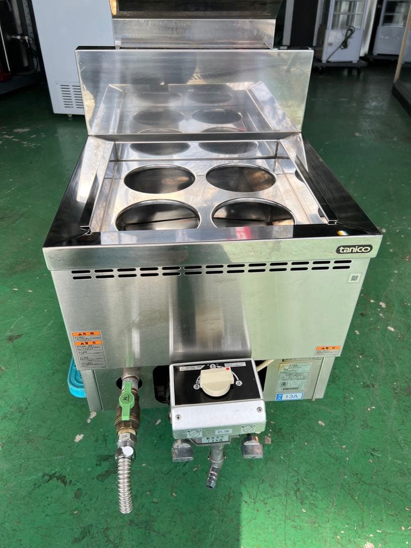 タニコー卓上ゆで麺器 2021年 都市ガス TCU-4445X タニコー 卓上ガスゆで麺器 | 厨房ベース