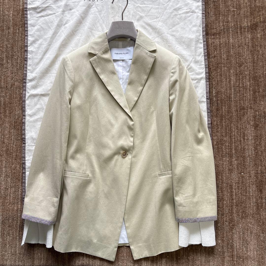 ファビアナ フィリッピ モニーレ装飾ジャケット - メルカリ