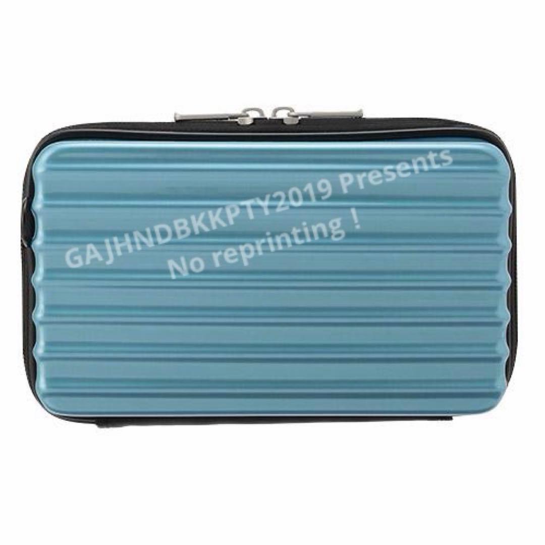 限定 ANA マルチハードケース 2way 青 トラベル ポーチ バック 全日空