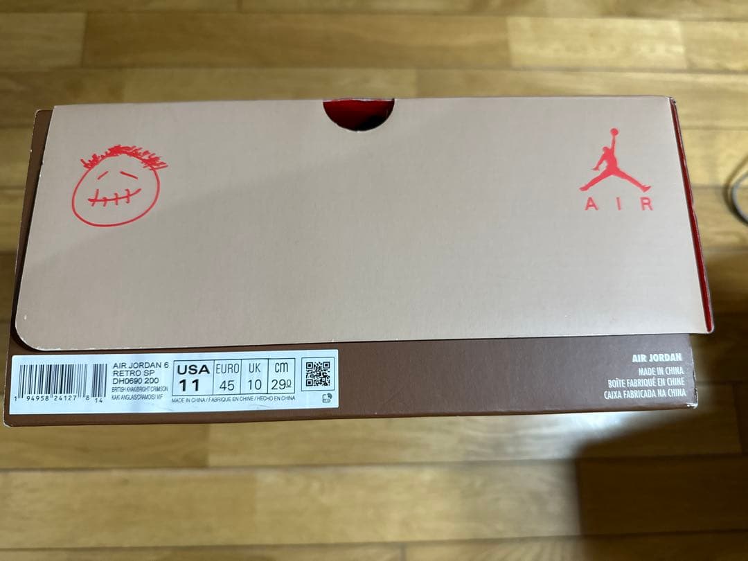 【29.0cm｜美品】AIR JORDAN 6 × TRAVIS SCOTT