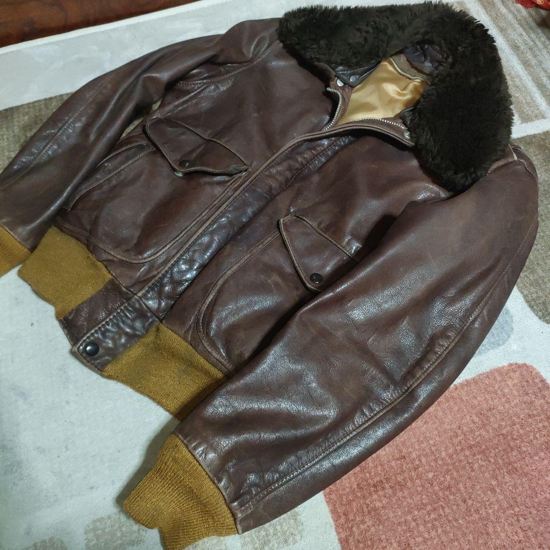 良品人気Schott184SM38TALONフライトジャケットダメでも対応有