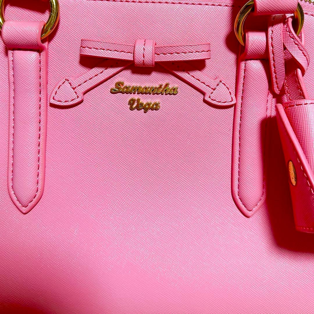 Samantaha Vega☆ピンク ラシェルボストンショルダーバッグ - メルカリ