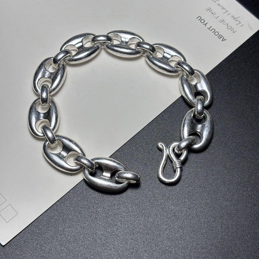 新品 ヴィンテージ シルバー ブレスレット y2k - メルカリ