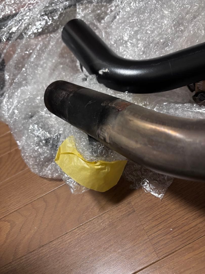 スポーツスター 14年〜 エキパイ　黒ヒートガード